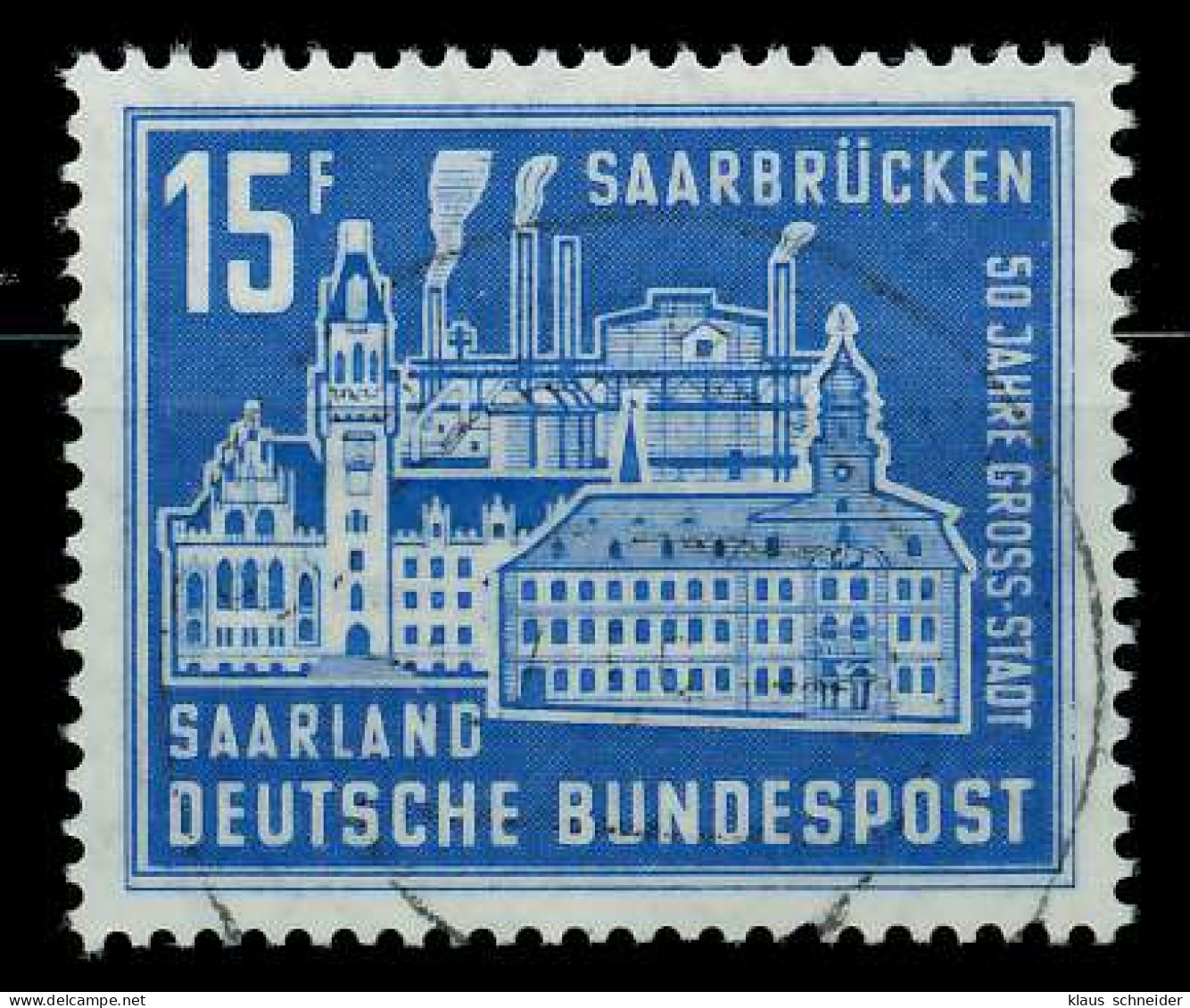 SAAR OPD 1959 Nr 446 Zentrisch Gestempelt X79C4F6 - Used Stamps