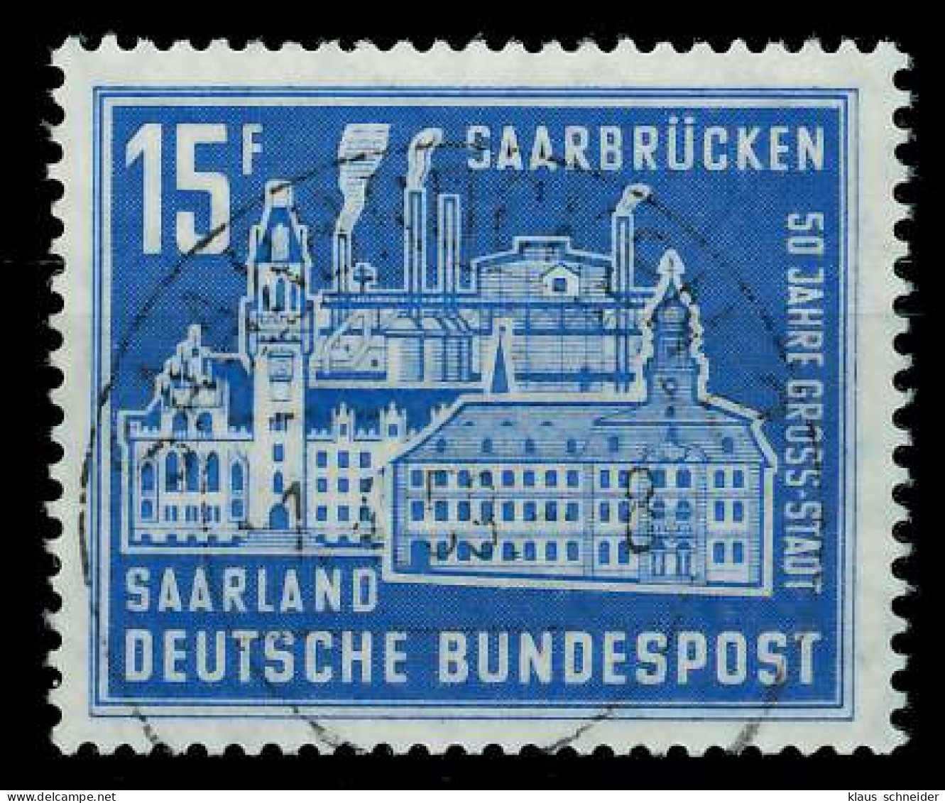 SAAR OPD 1959 Nr 446 Zentrisch Gestempelt X79C51E - Used Stamps