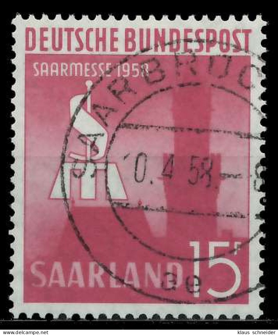 SAAR OPD 1958 Nr 435 Zentrisch Gestempelt X79C6EA - Used Stamps