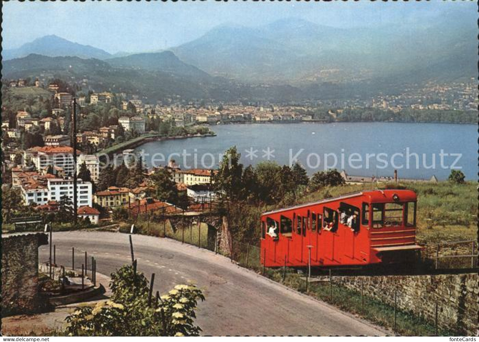 11975313 Lugano TI Zahnradbahn Auf Den Monte Salvatore Lugano - Other & Unclassified