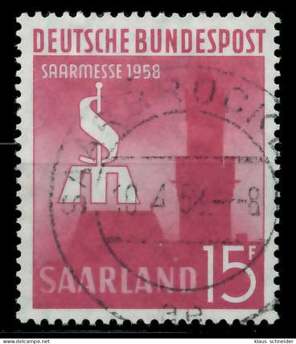 SAAR OPD 1958 Nr 435 Zentrisch Gestempelt X79C736 - Used Stamps