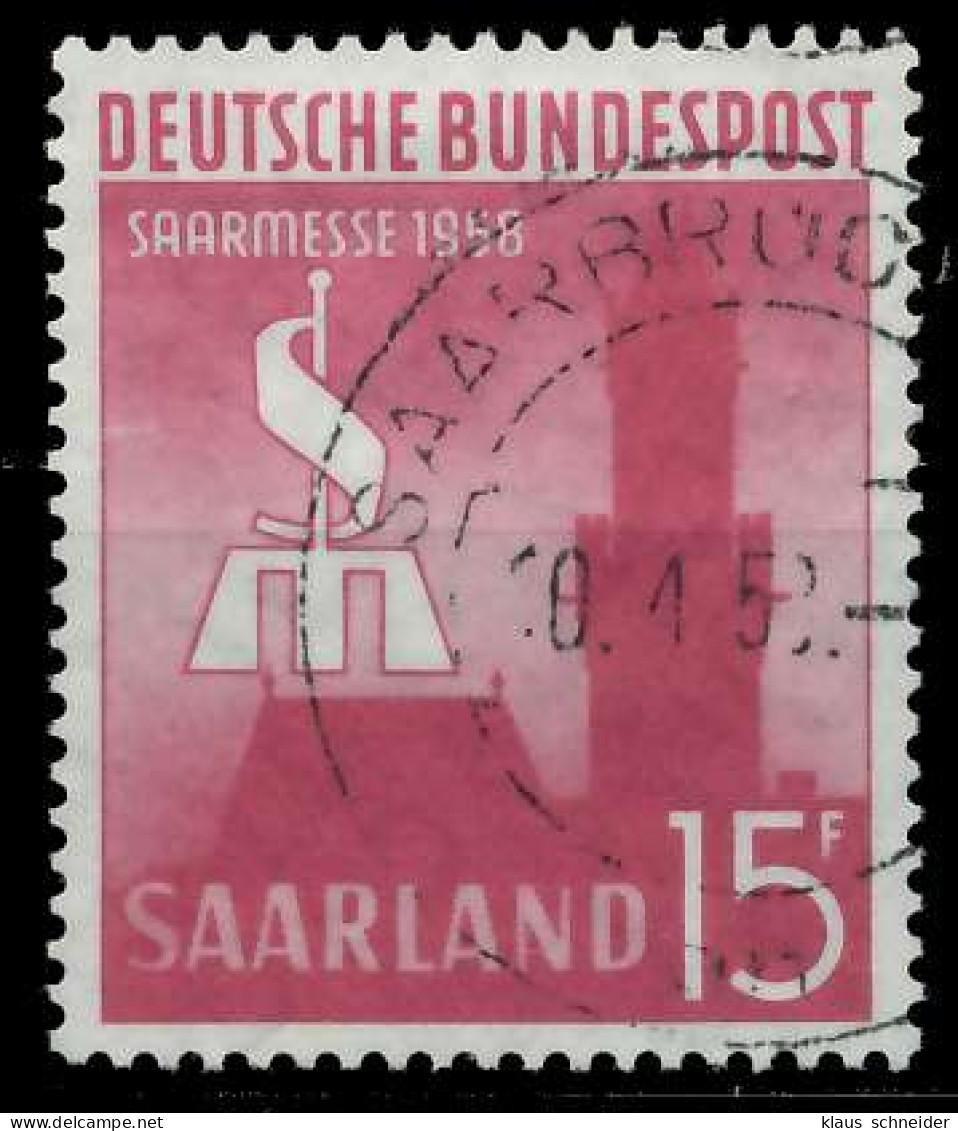 SAAR OPD 1958 Nr 435 Zentrisch Gestempelt X79C72A - Used Stamps