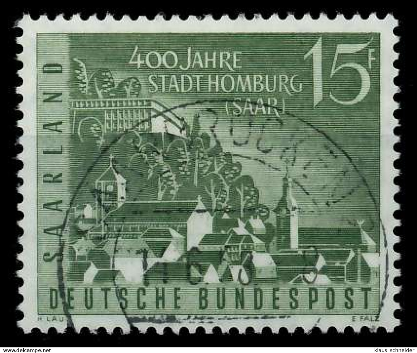 SAAR OPD 1958 Nr 436 Zentrisch Gestempelt X79C70E - Used Stamps