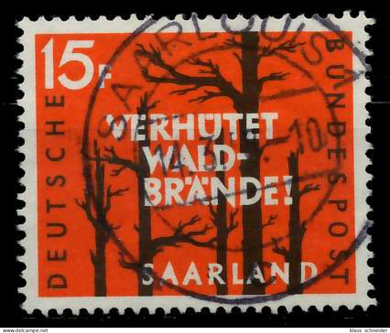 SAAR OPD 1958 Nr 431 Zentrisch Gestempelt X79C876 - Used Stamps