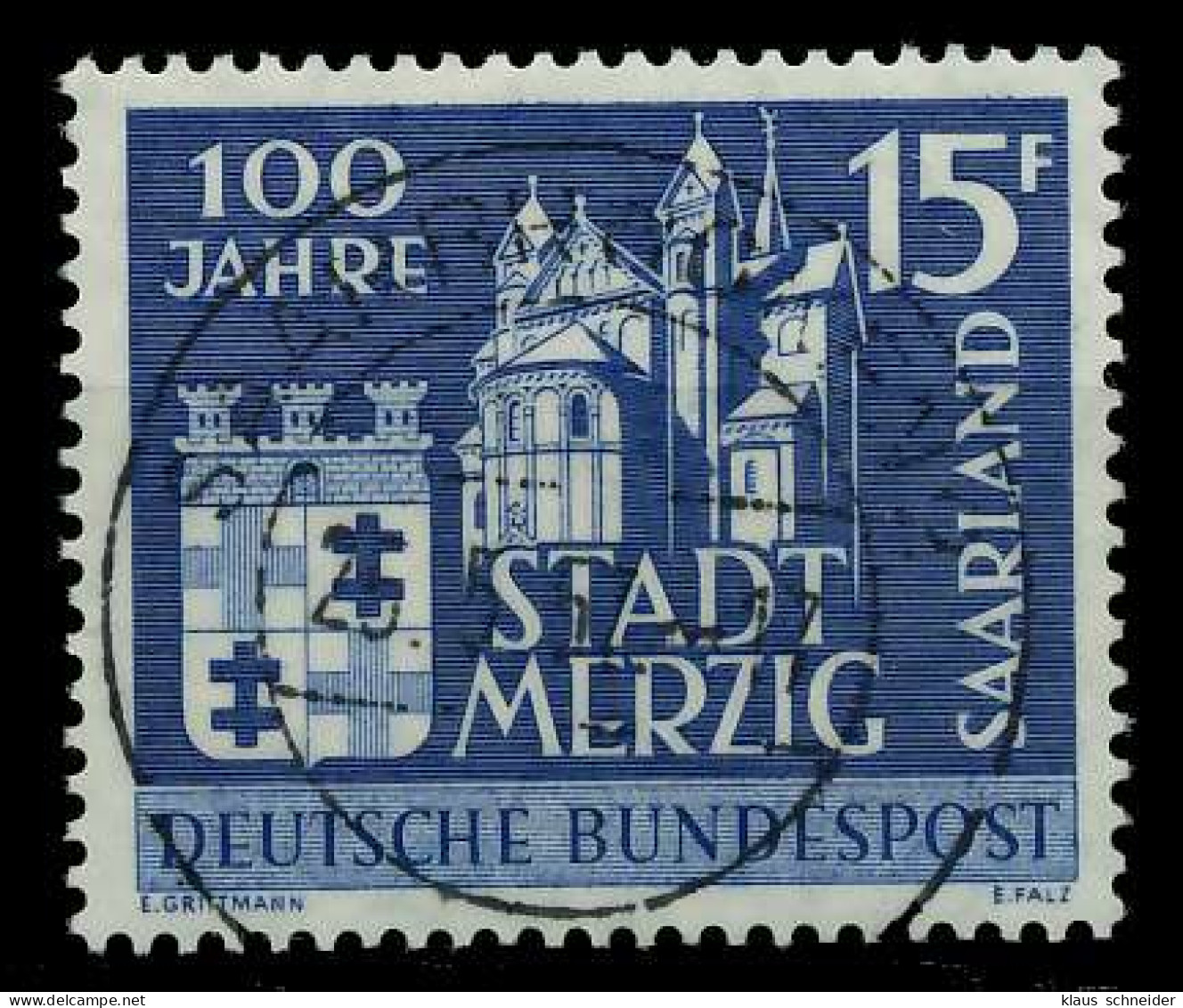 SAAR OPD 1957 Nr 401 Zentrisch Gestempelt X79C98E - Used Stamps