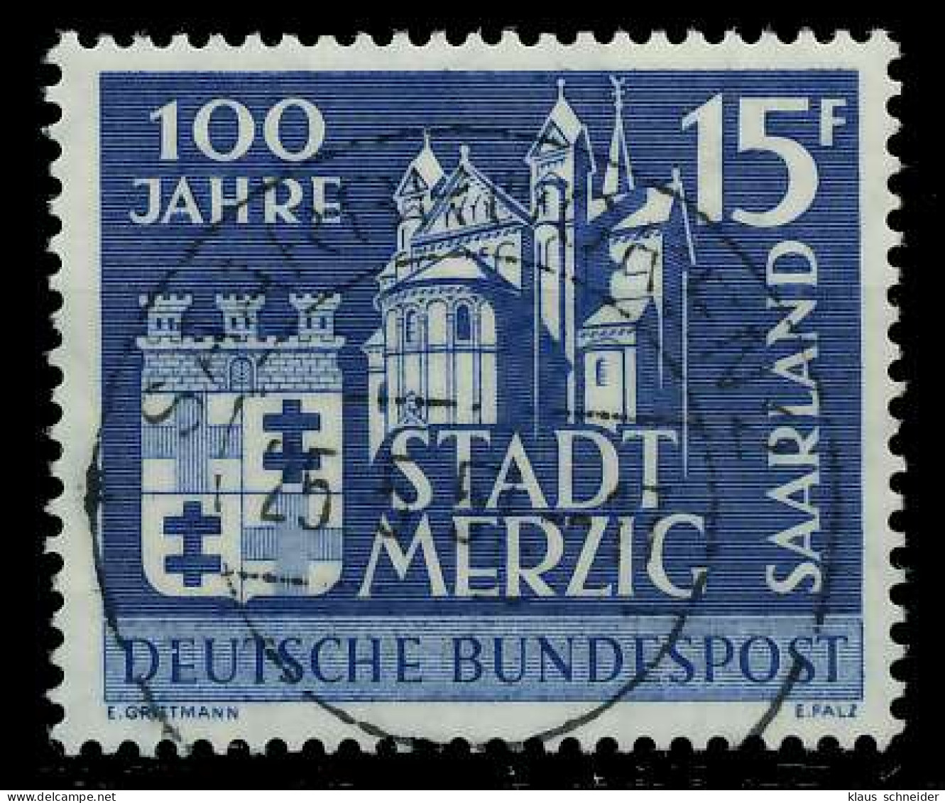 SAAR OPD 1957 Nr 401 Zentrisch Gestempelt X79CA22 - Used Stamps