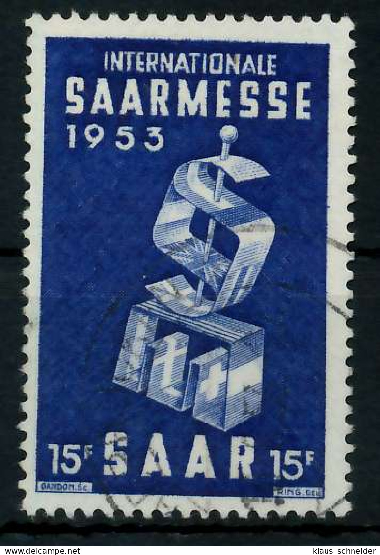 SAARLAND 1953 Nr 341 Gestempelt X79E106 - Used Stamps