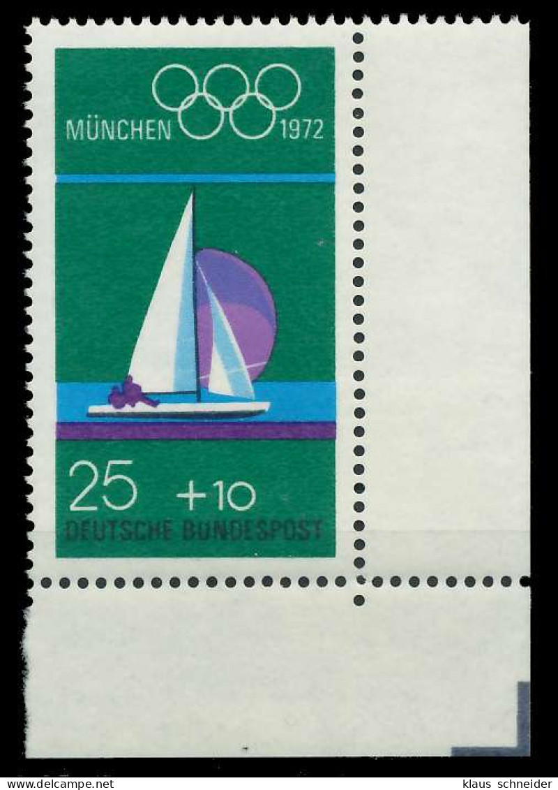 BRD BUND 1972 Nr 720 Postfrisch ECKE-URE X7FD43E - Unused Stamps