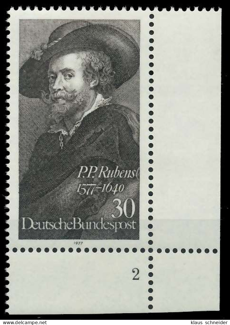 BRD BUND 1977 Nr 936 Postfrisch FORMNUMMER 2 X803D4E - Unused Stamps