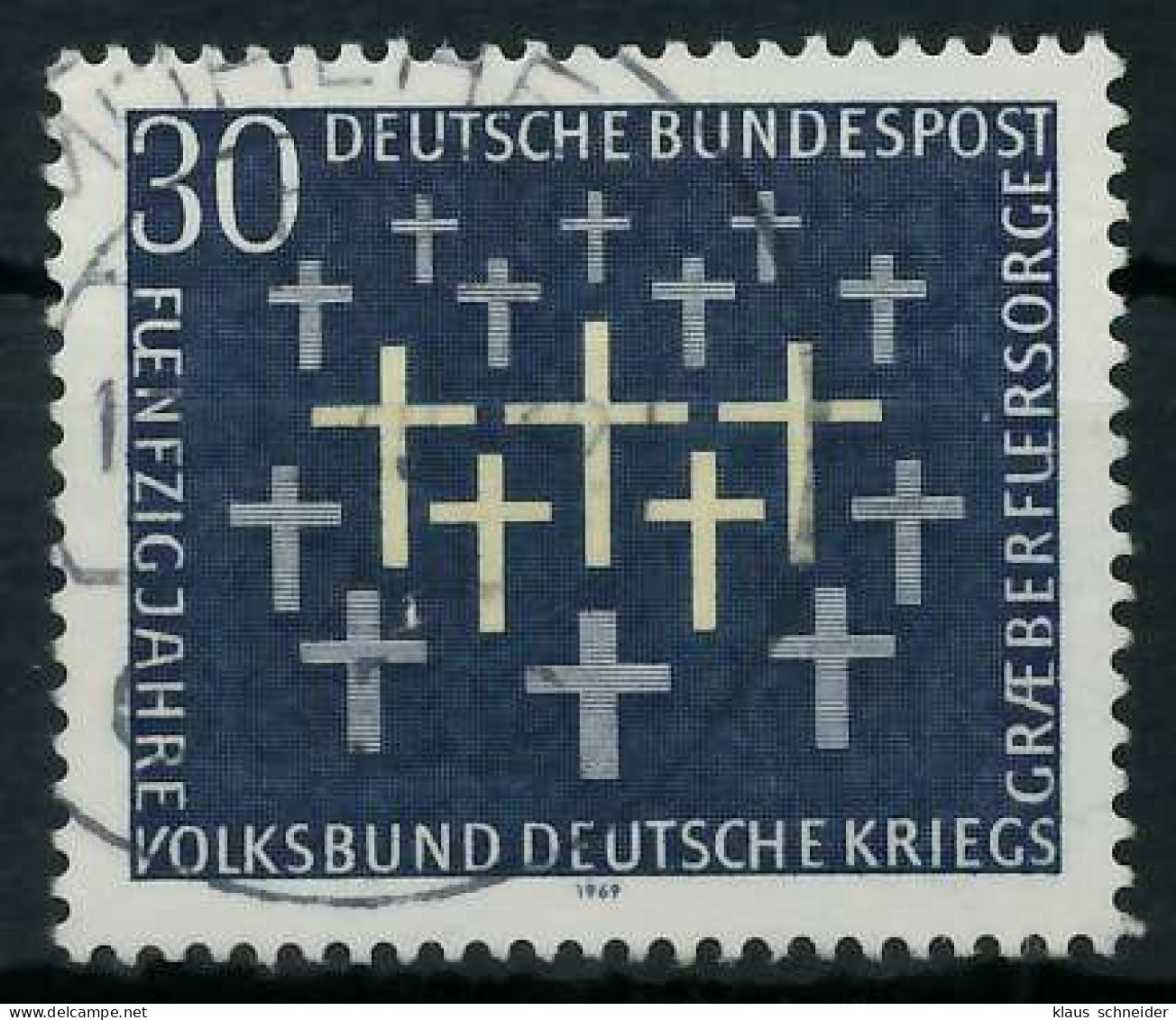 BRD 1969 Nr 586 Zentrisch Gestempelt X832076 - Oblitérés