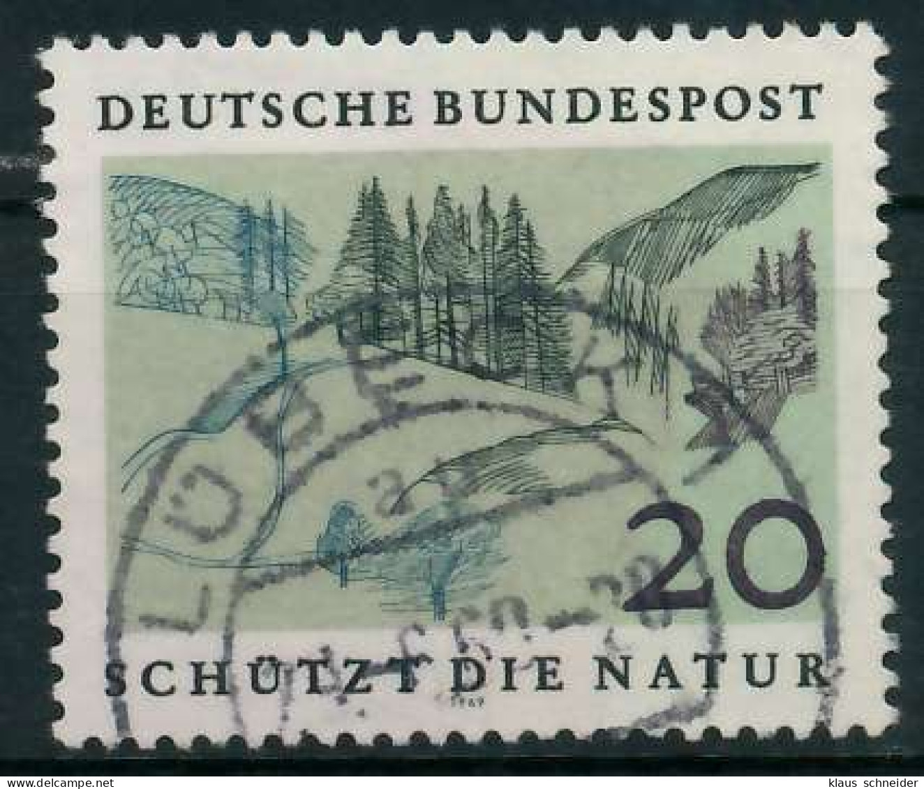 BRD BUND 1969 Nr 592 Gestempelt X8328FE - Oblitérés