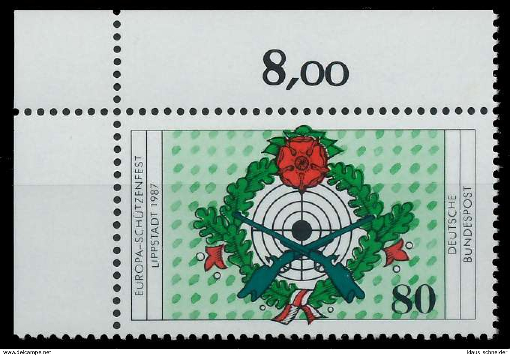 BRD 1987 Nr 1330 Postfrisch ECKE-OLI X8591C6 - Ungebraucht