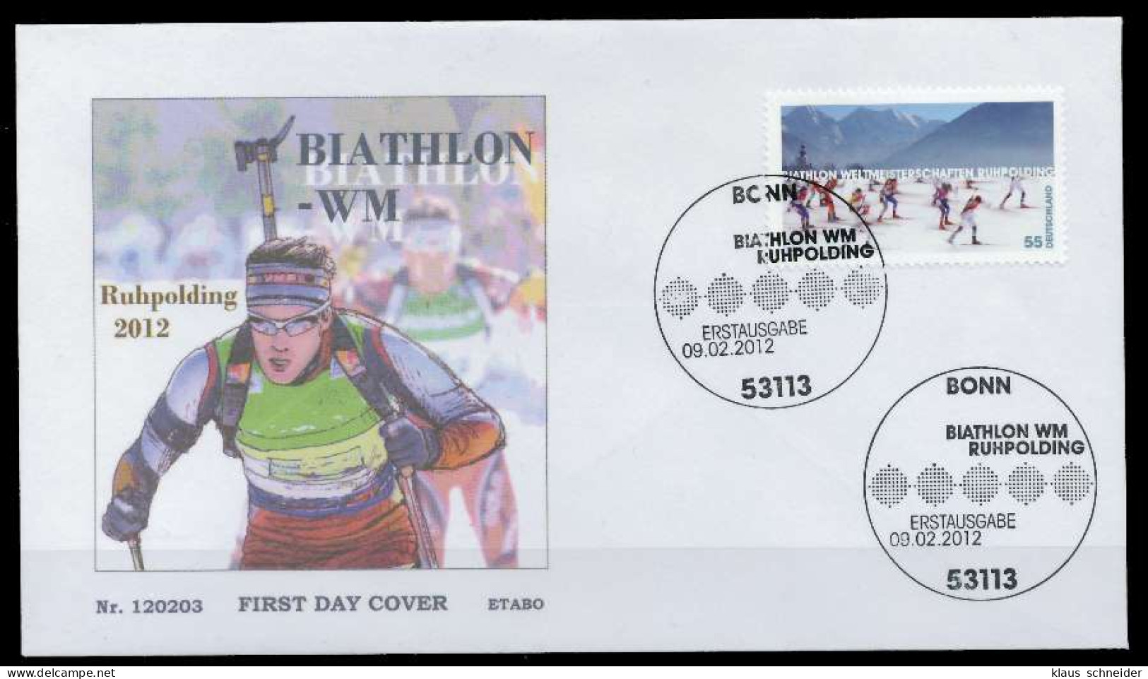 BRD BELEGE Nr 2912 BRIEF FDC X86F836 - Other & Unclassified