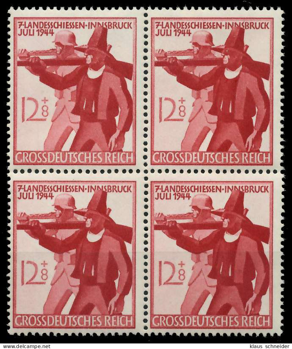 DEUTSCHES REICH 1944 Nr 898 Postfrisch VIERERBLOCK X8B05C6 - Unused Stamps