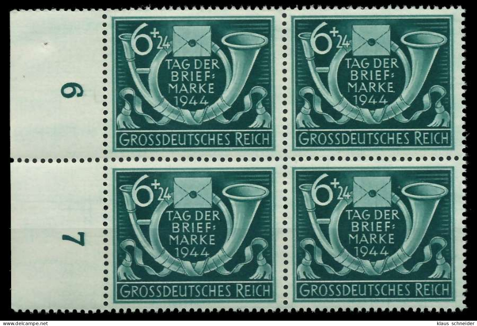 DEUTSCHES REICH 1944 Nr 904 Postfrisch VIERERBLOCK SRA X8B08BE - Unused Stamps