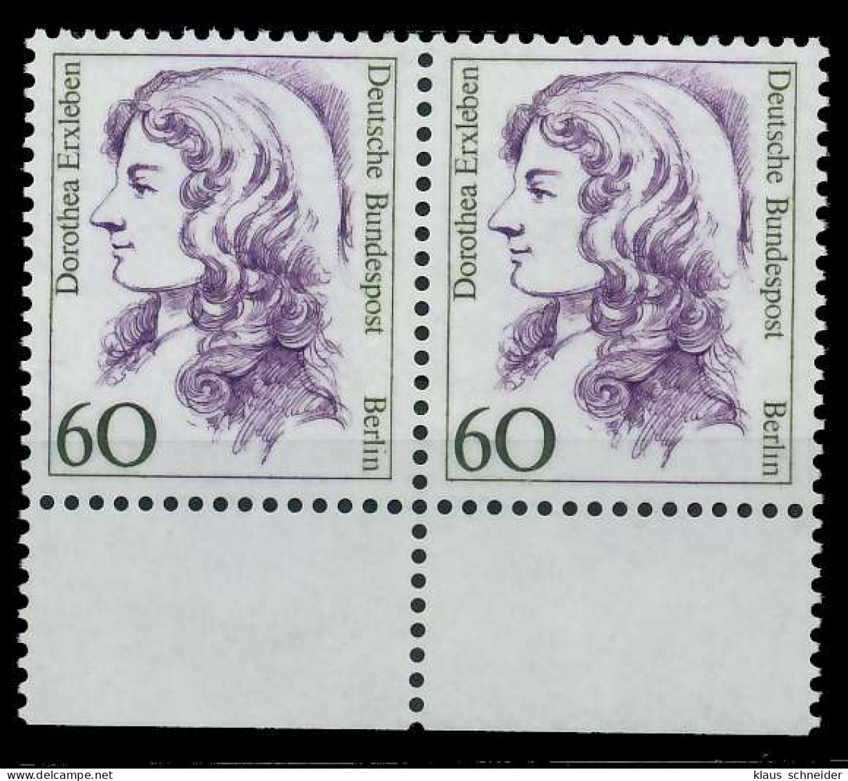 BERLIN DS FRAUEN Nr 824 Postfrisch WAAGR PAAR URA X8E22B6 - Unused Stamps