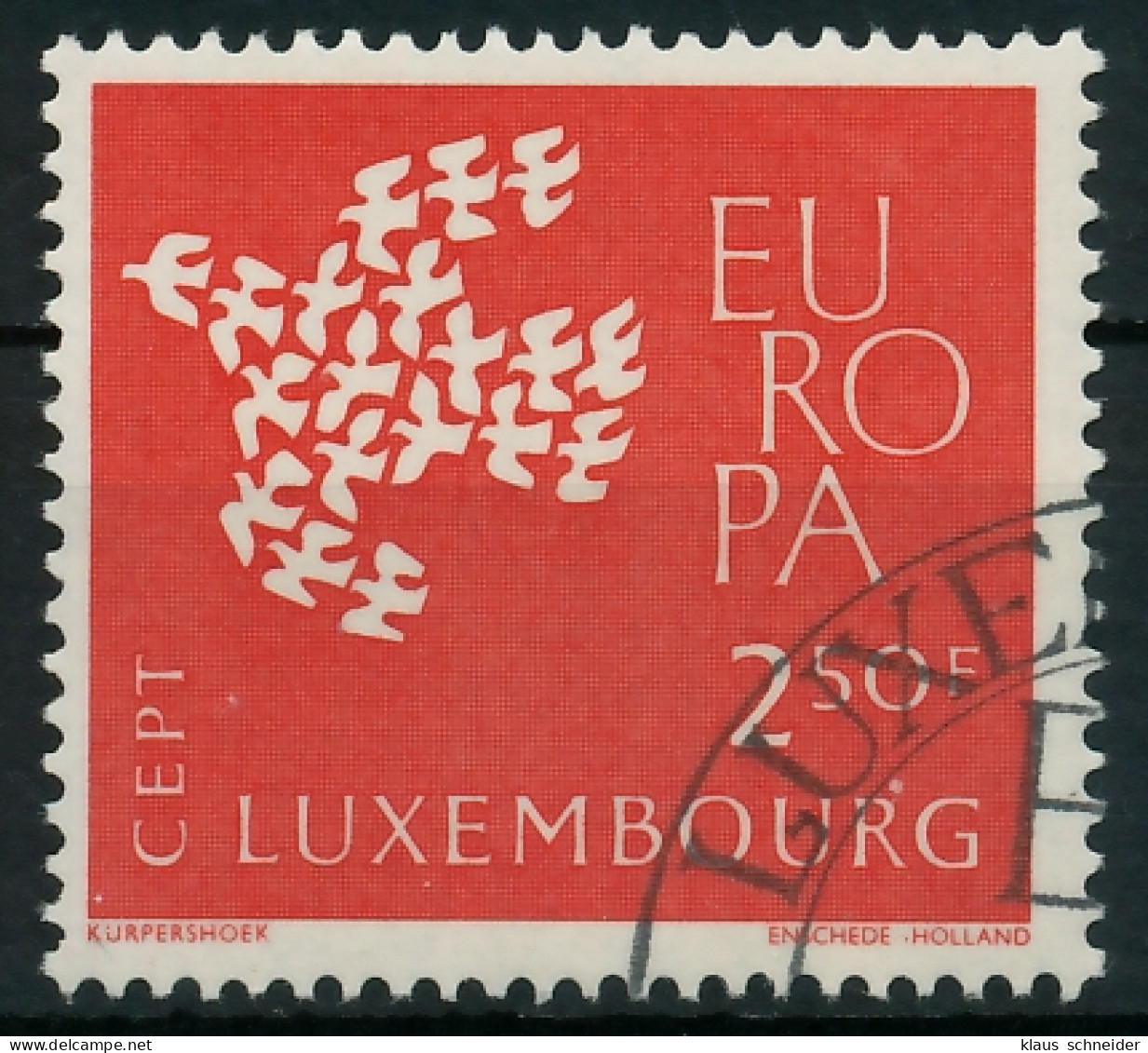 LUXEMBURG 1961 Nr 647 Gestempelt X9A31DE - Used Stamps