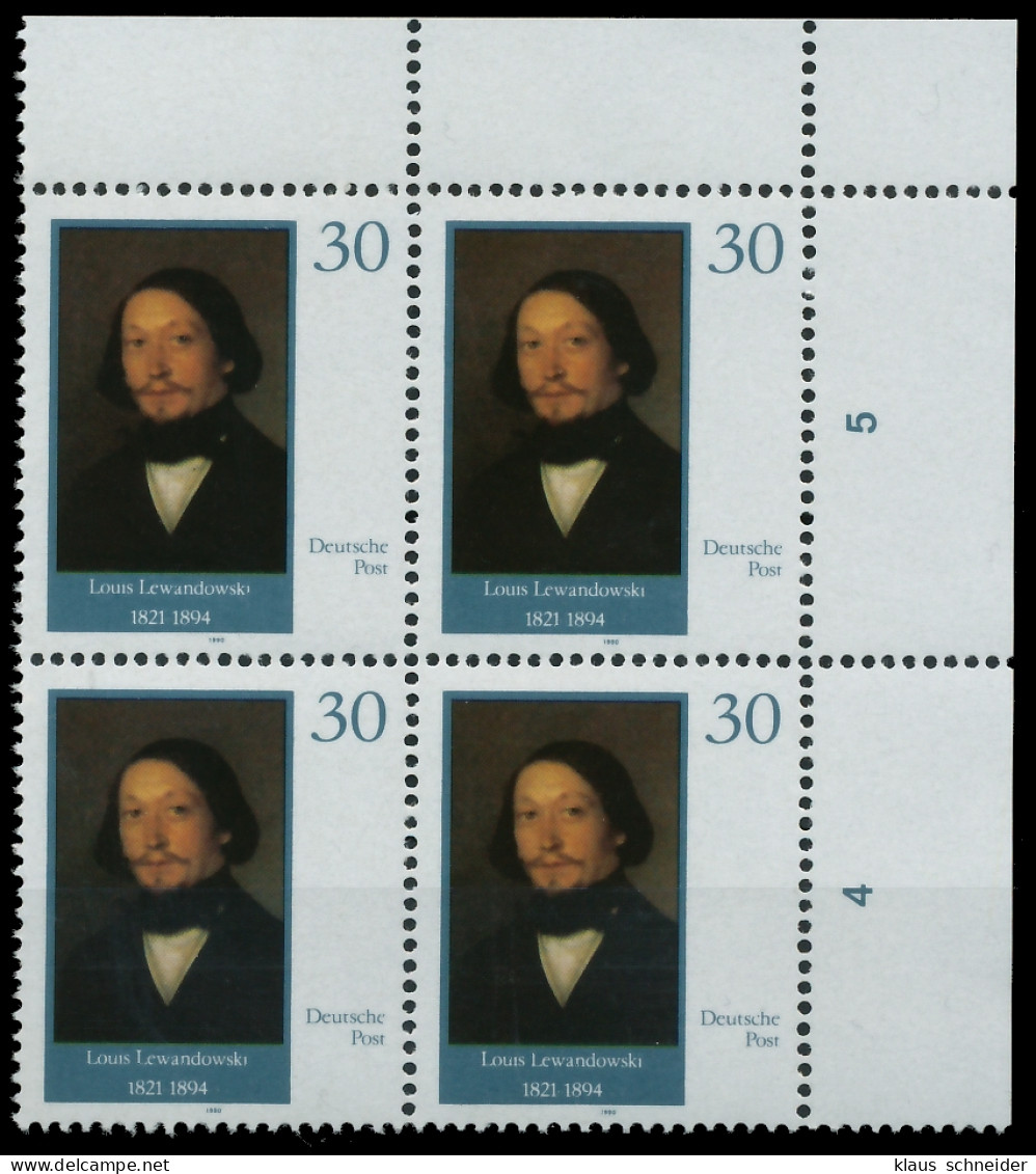 DDR 1990 Nr 3358 Postfrisch VIERERBLOCK ECKE-ORE X020A3A - Unused Stamps