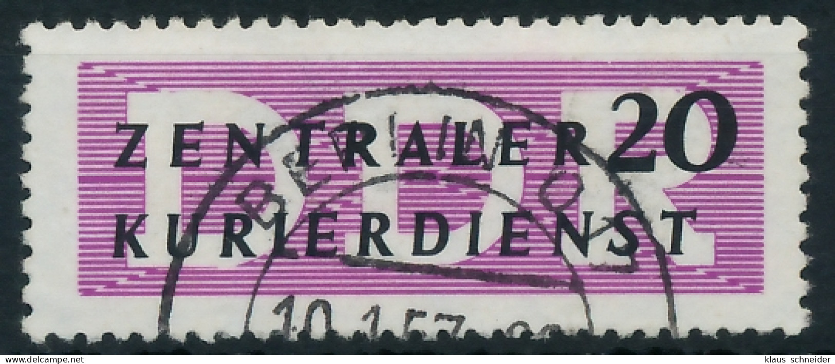 DDR DIENST VERWALTUNGSPOST-A ZKD Nr 7 Gestempelt X1D2852 - Autres & Non Classés