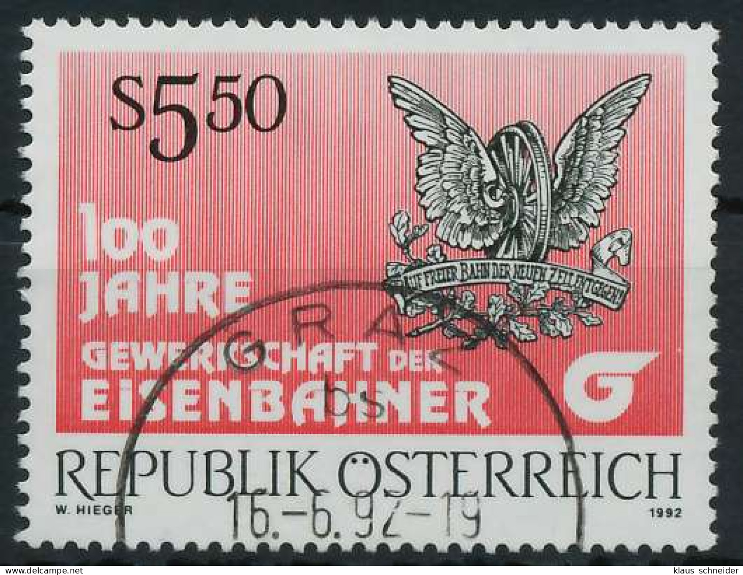 ÖSTERREICH 1992 Nr 2059 Gestempelt X2460FE - Used Stamps