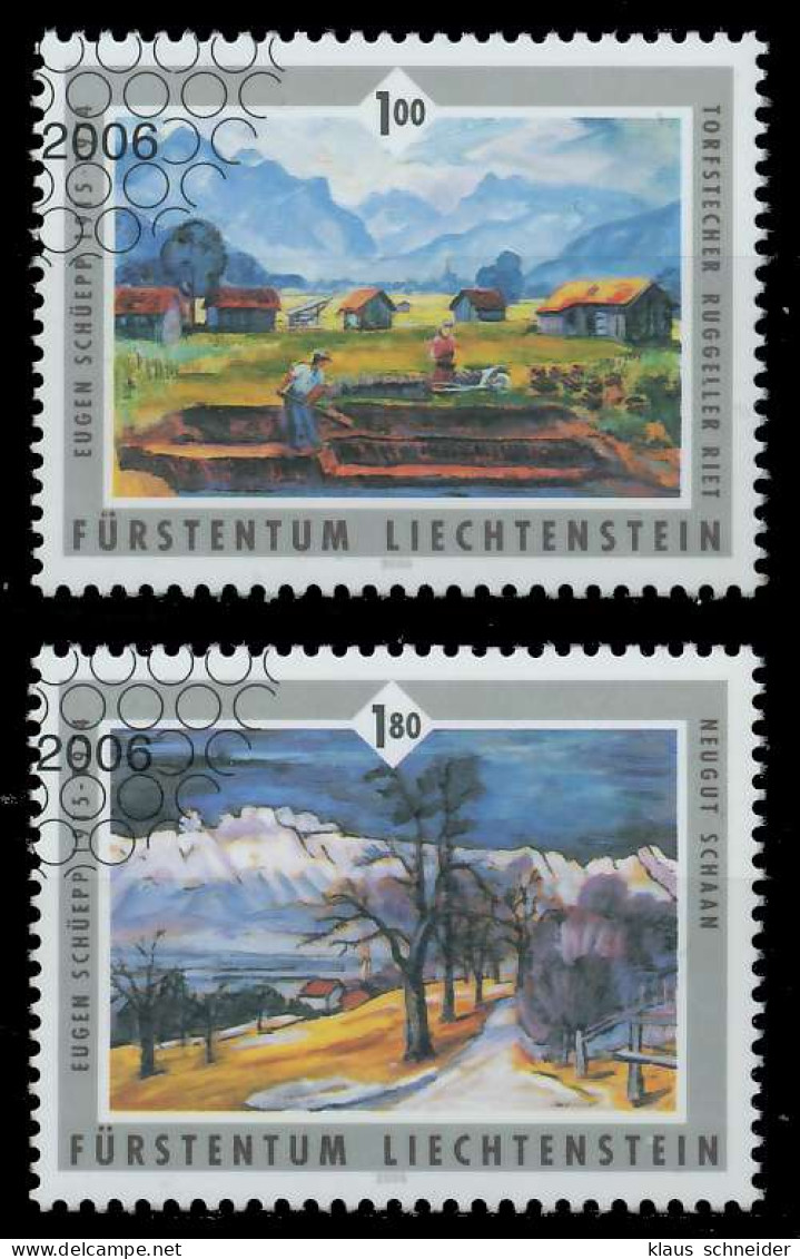 LIECHTENSTEIN 2006 Nr 1405-1406 Gestempelt X2988BA - Used Stamps