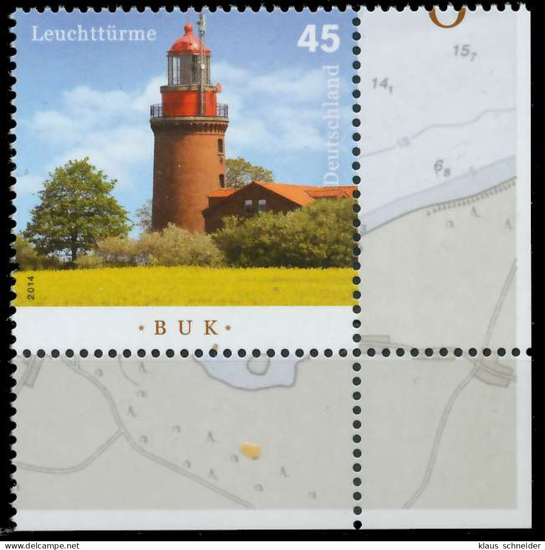 BRD BUND 2014 Nr 3089 Postfrisch ECKE-URE X3262CA - Unused Stamps