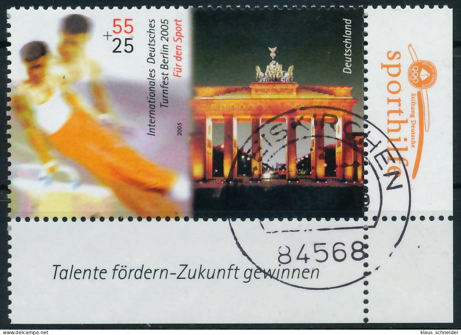 BRD BUND 2005 Nr 2441 Zentrisch Gestempelt ECKE-URE X397ED6 - Oblitérés