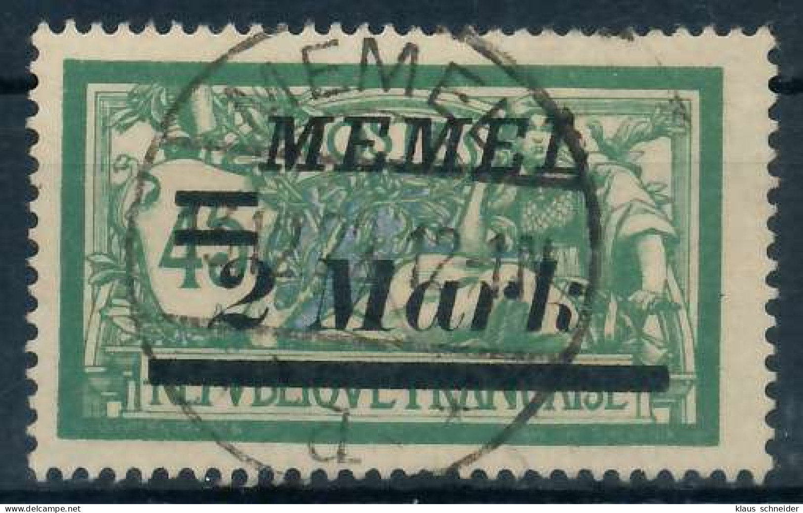 MEMEL 1922 Nr 88 Zentrisch Gestempelt X452D96 - Memelland 1923