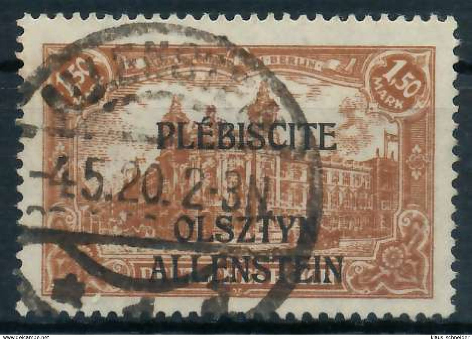 ALLENSTEIN Nr 12a Gestempelt X4534E2 - Other & Unclassified