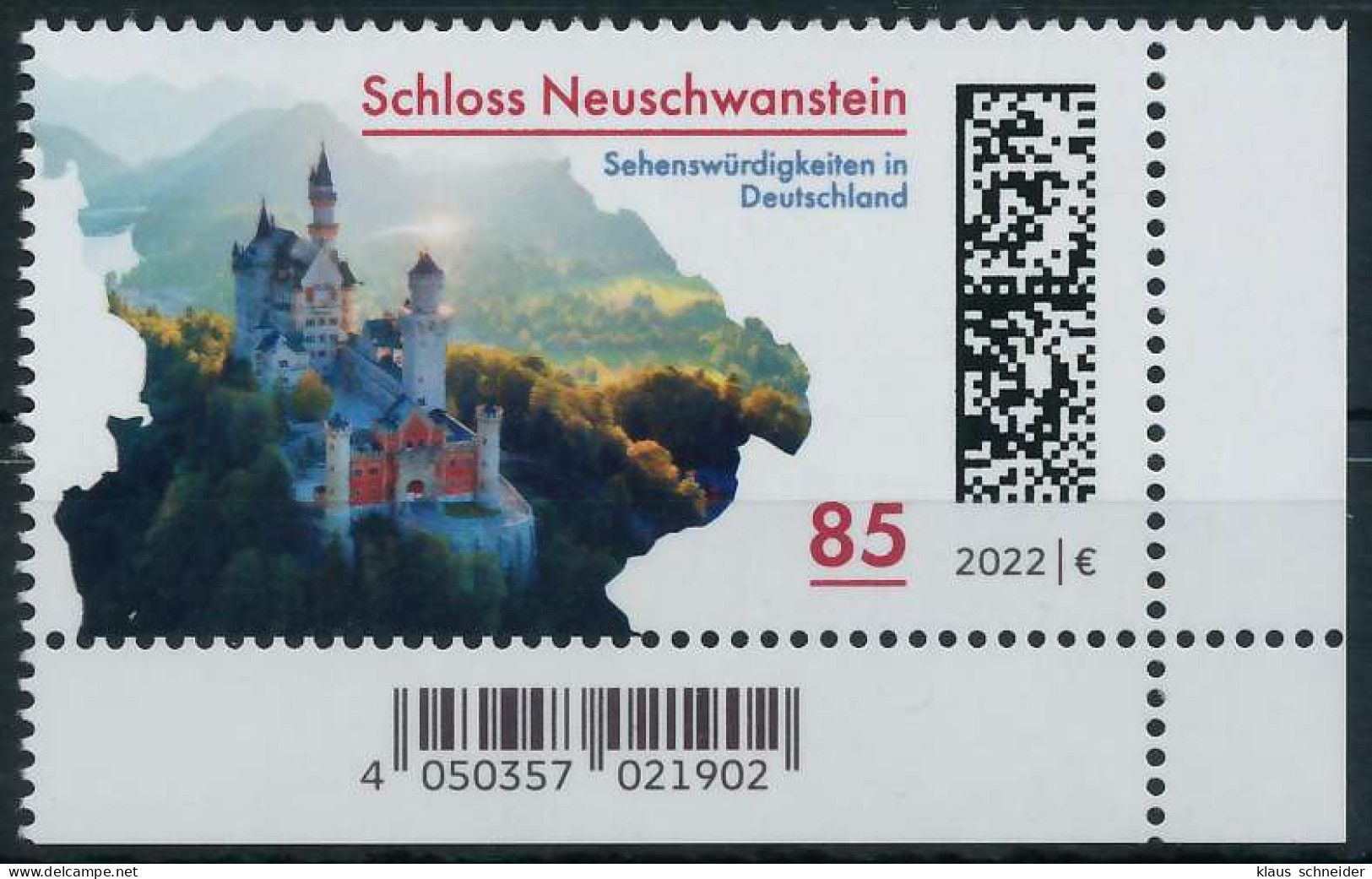 BRD BUND 2022 Nr 3716 Postfrisch ECKE-URE X51ECB2 - Unused Stamps