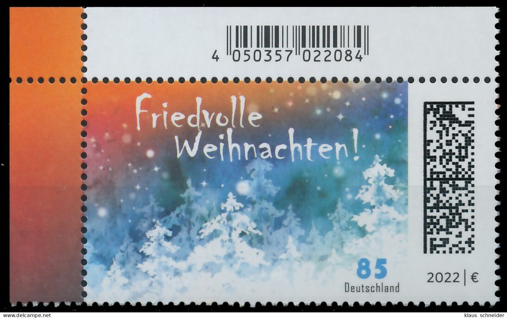 BRD BUND 2022 Nr 3728 Postfrisch ECKE-OLI X53AF66 - Unused Stamps