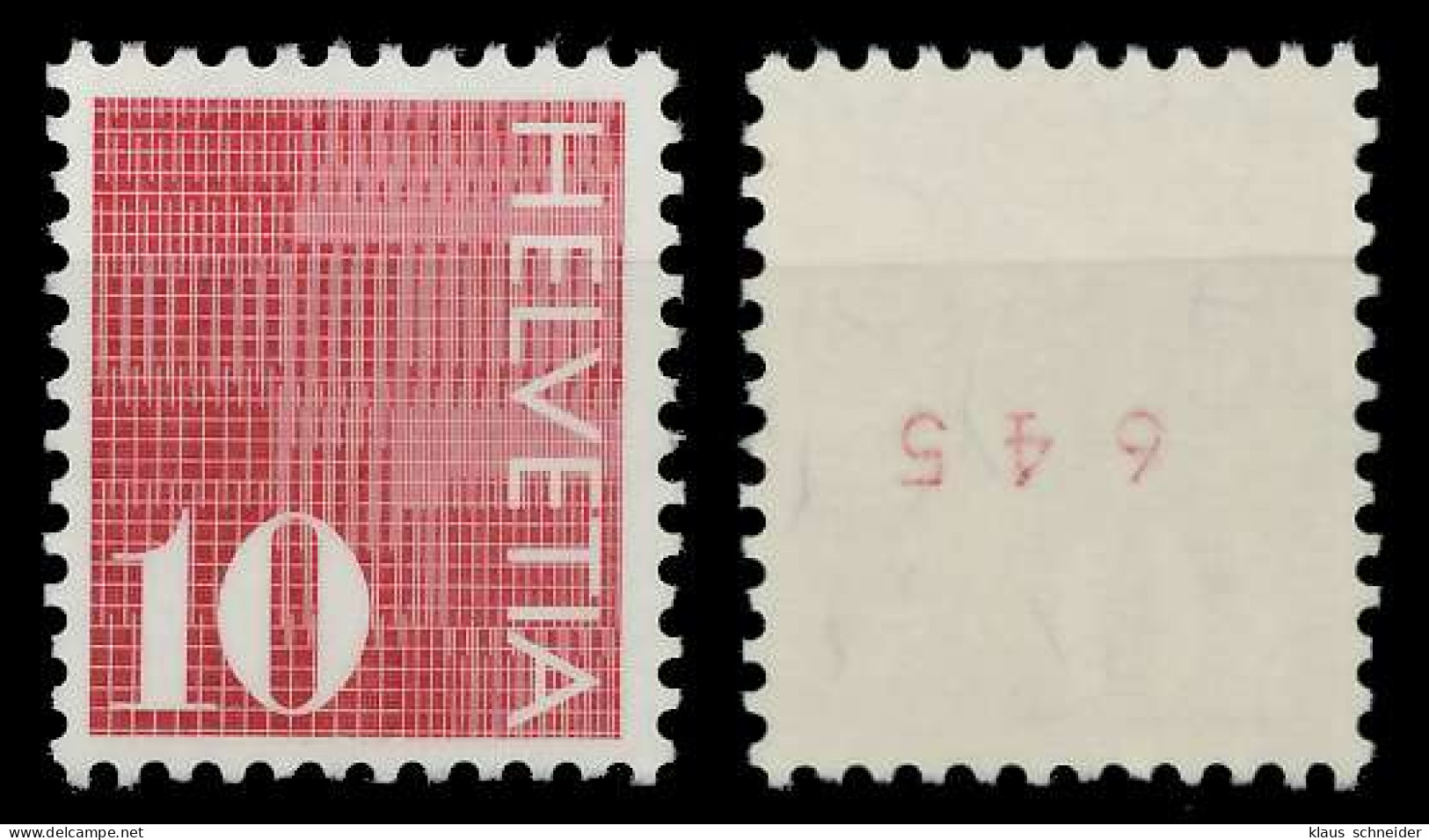 SCHWEIZ ROLLENMARKEN Nr 933yaRII Postfrisch X6795CE - Rouleaux