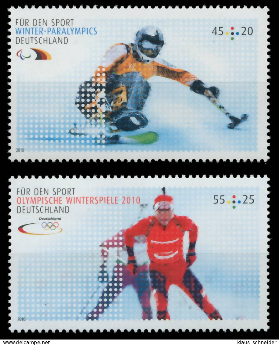 BRD BUND 2010 Nr 2781-2782 Postfrisch S3BFA42 - Unused Stamps