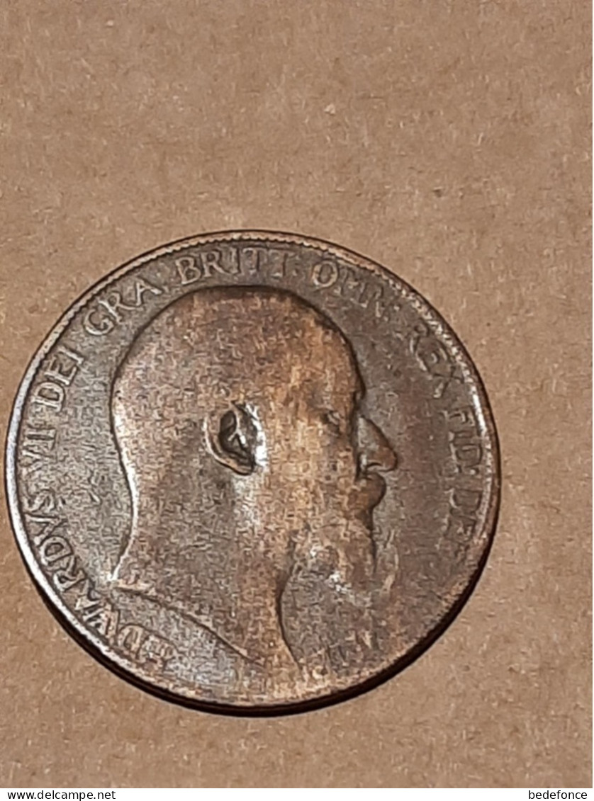Monnaie - Grande-Bretagne - One Penny 1907 - Edouard VII - D. 1 Penny