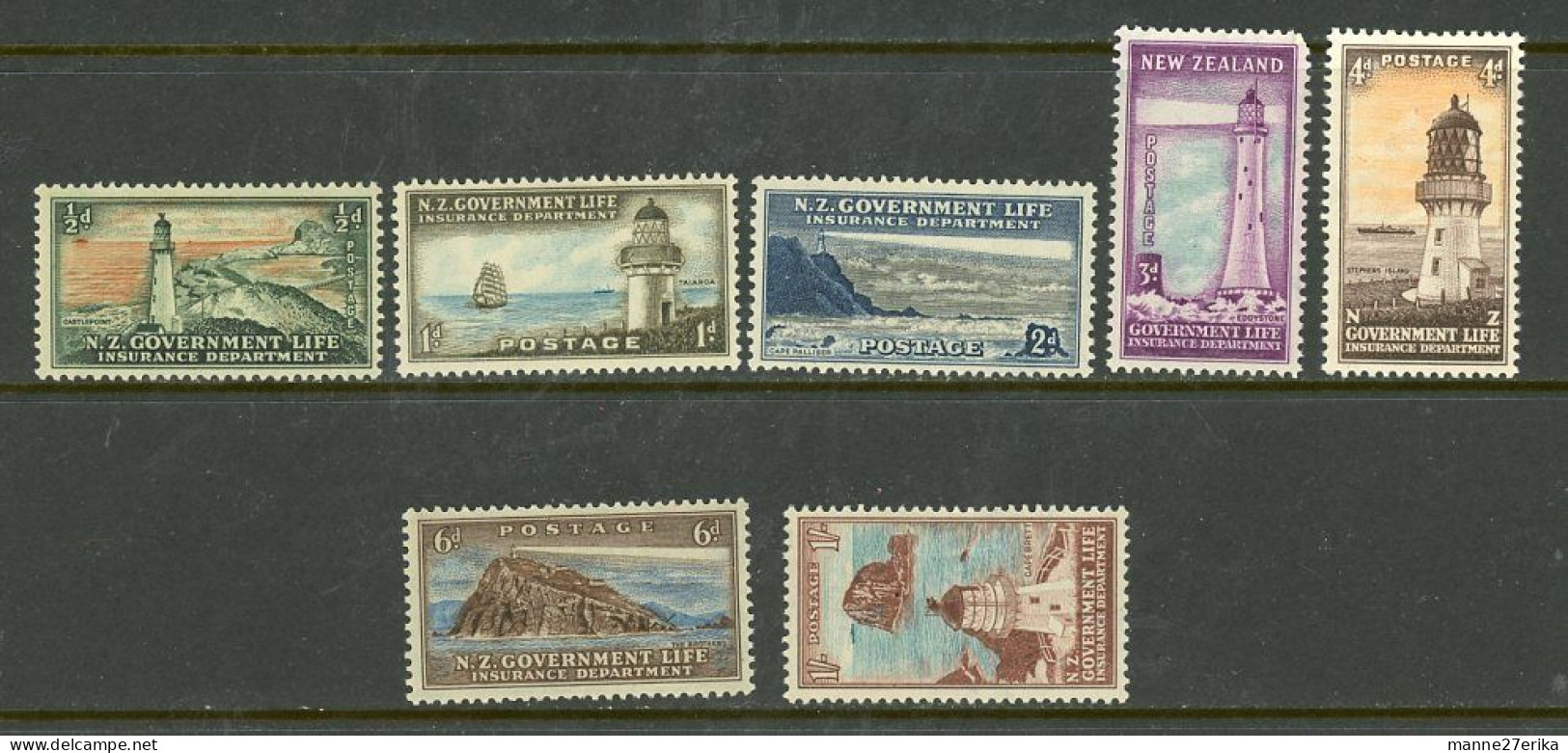 New Zealand 1947-65 MH - Unused Stamps