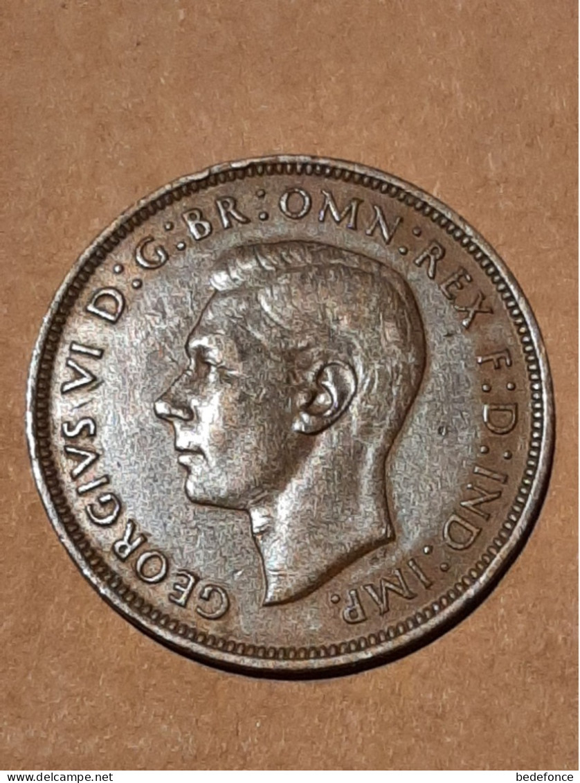 Monnaie - Grande-Bretagne - One Penny 1947 - Georges VI - D. 1 Penny