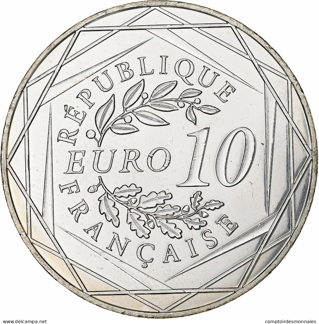 France, 10 Euro, Coq, 2015, Monnaie De Paris, Argent, SPL+ - France