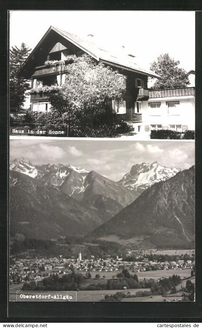 AK Oberstdorf, Hotel Haus In Der Sonne  - Oberstdorf
