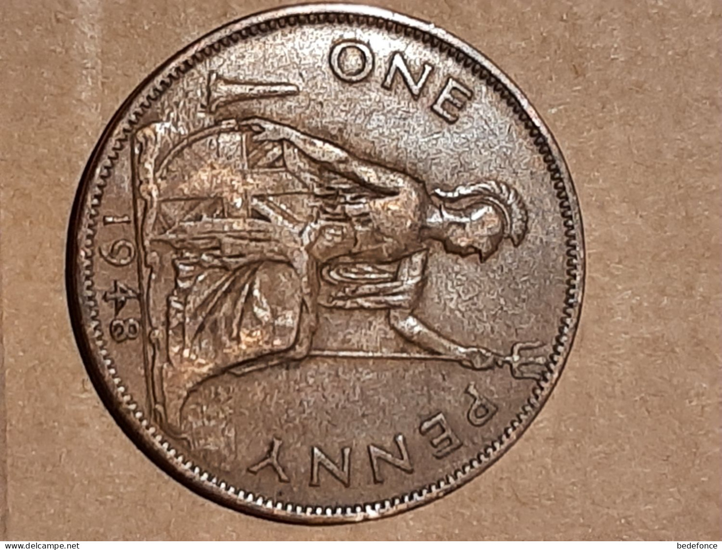 Monnaie - Grande-Bretagne - One Penny 1948 - Georges VI - D. 1 Penny