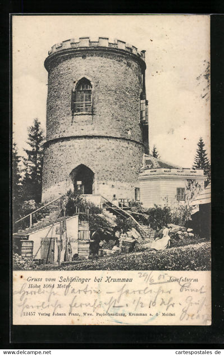 AK Schöninger, Eingang Zum Josefsturm  - Tchéquie