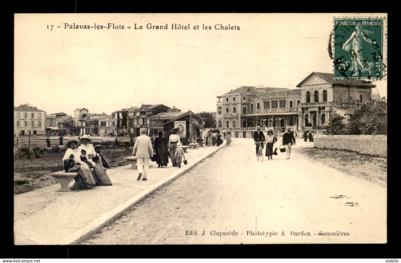 34 - PALAVAS-LES-FLOTS - LE GRAND HOTEL ET LES CHALETS - Palavas Les Flots