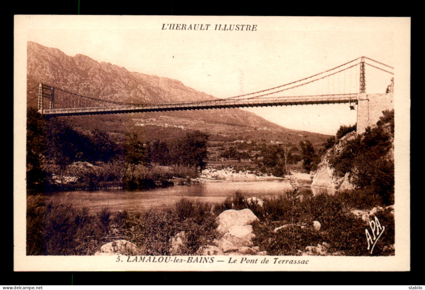 34 - LAMALOU-LES-BAINS - LE PONT DE TERRASSAC - Lamalou Les Bains