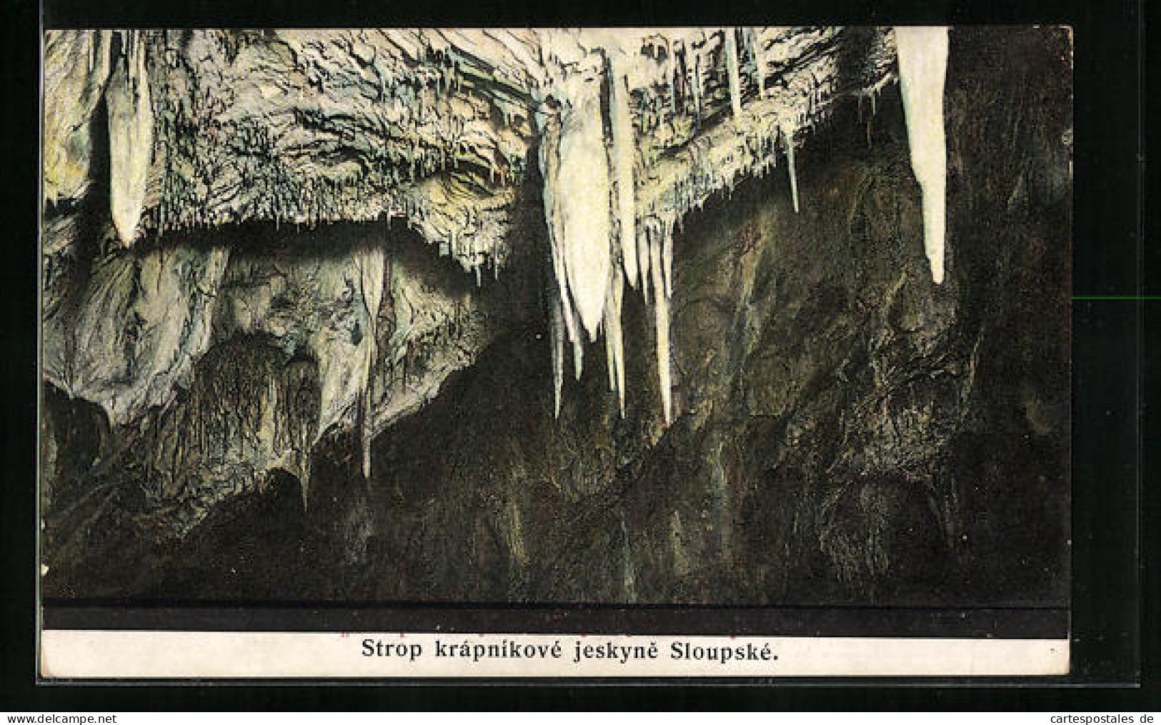 AK Sloup, Strop Krapnikove Jeskyne Sloupske  - Tschechische Republik