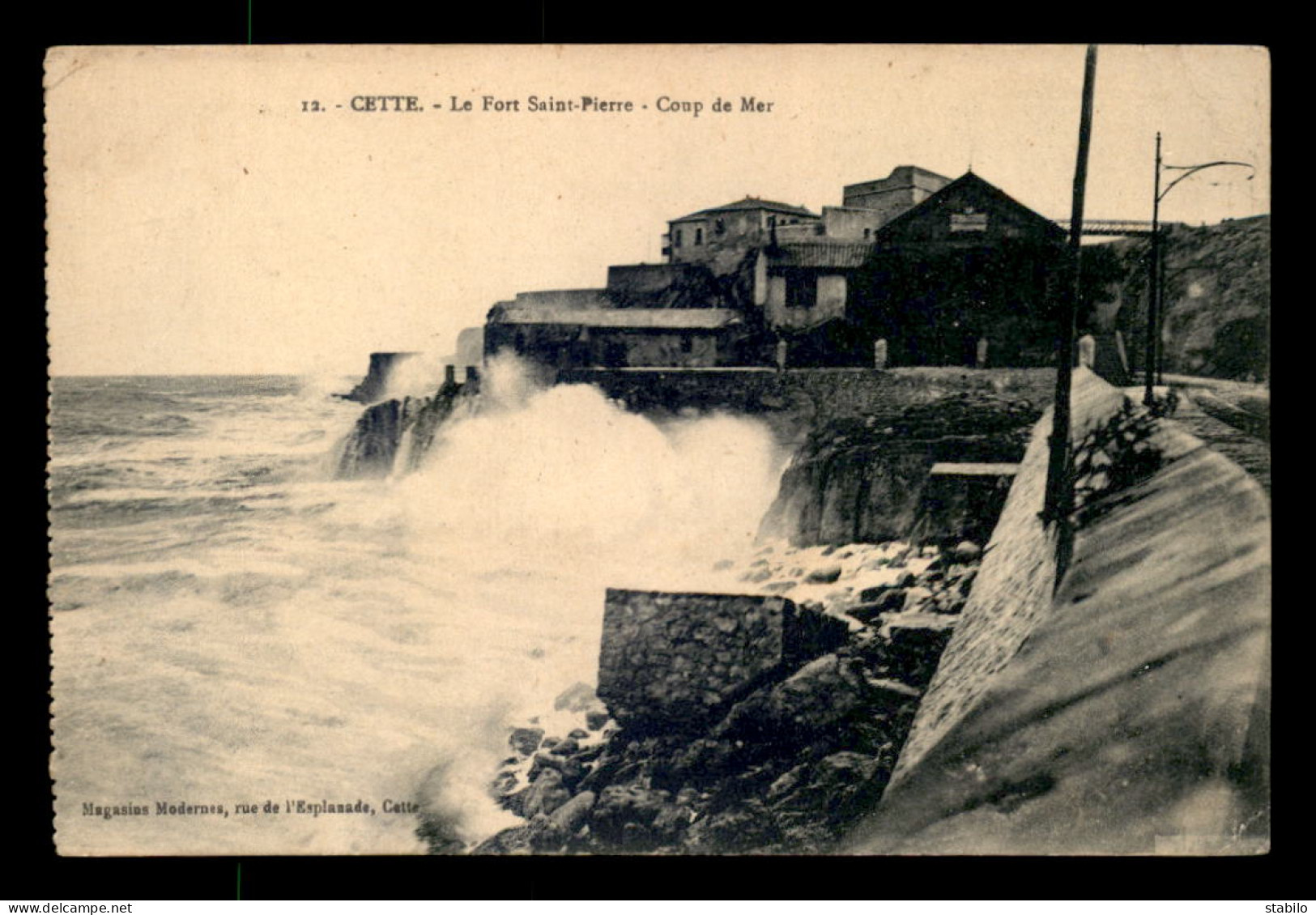 34 - SETE - CETTE - LE FORT ST-PIERRE - Sete (Cette)