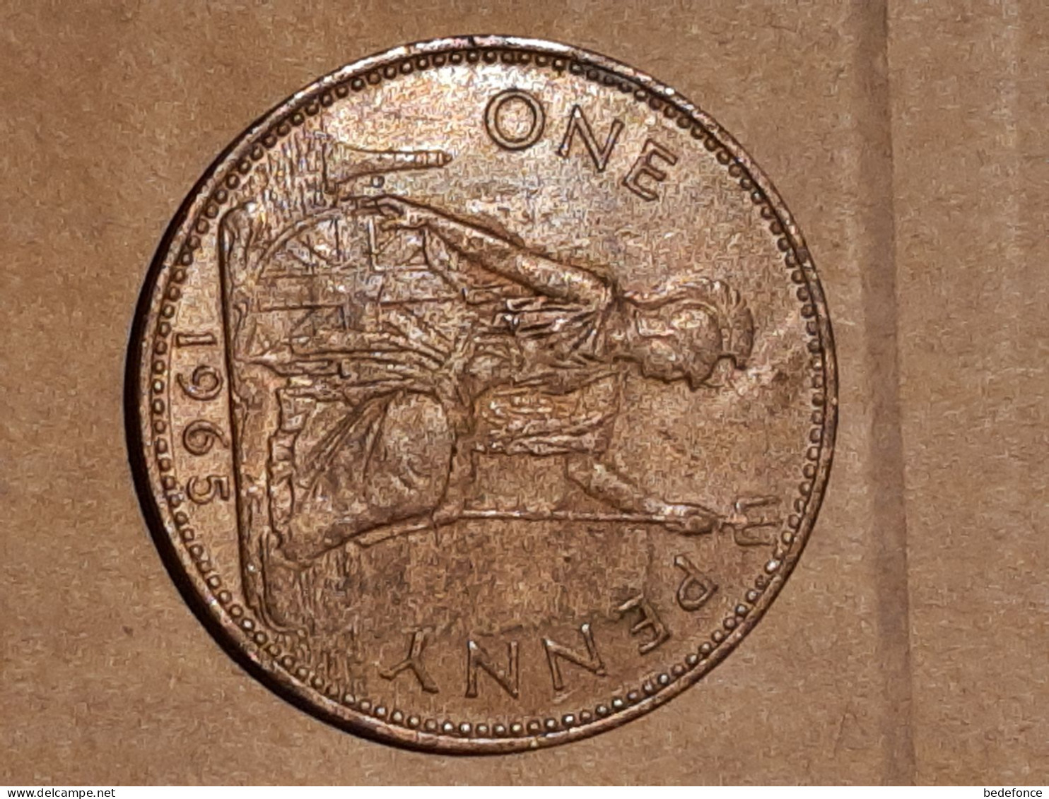 Monnaie - Grande-Bretagne - One Penny 1965 - Elisabeth II - D. 1 Penny
