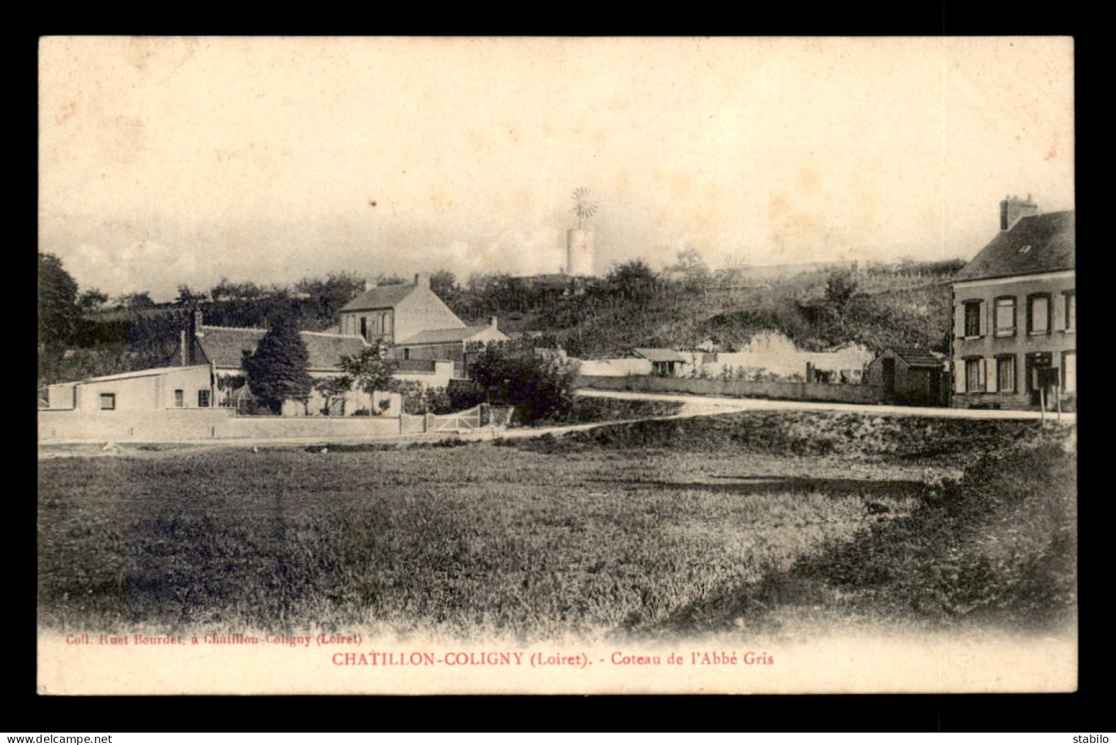 45 - CHATILLON-COLIGNY - COTEAU DE L'ABBE GRIS - MOULIN A VENT - Chatillon Coligny