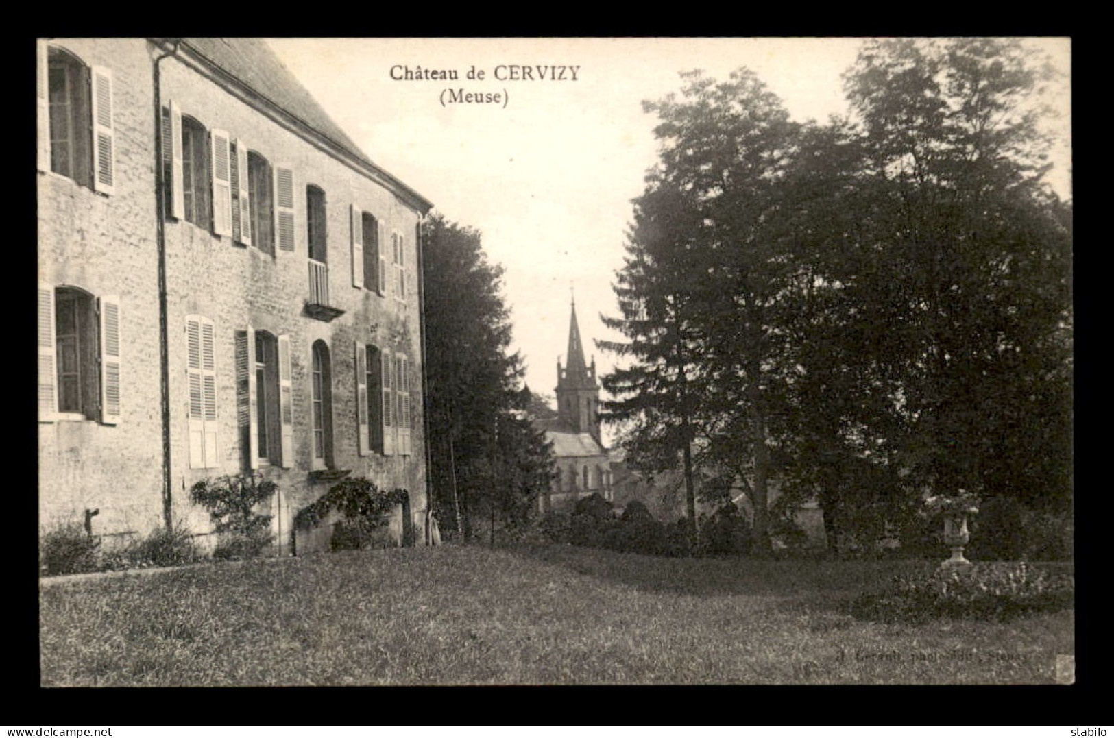 55 - CERVIZY - LE CHATEAU - EDITEUR GERAULT - Andere & Zonder Classificatie