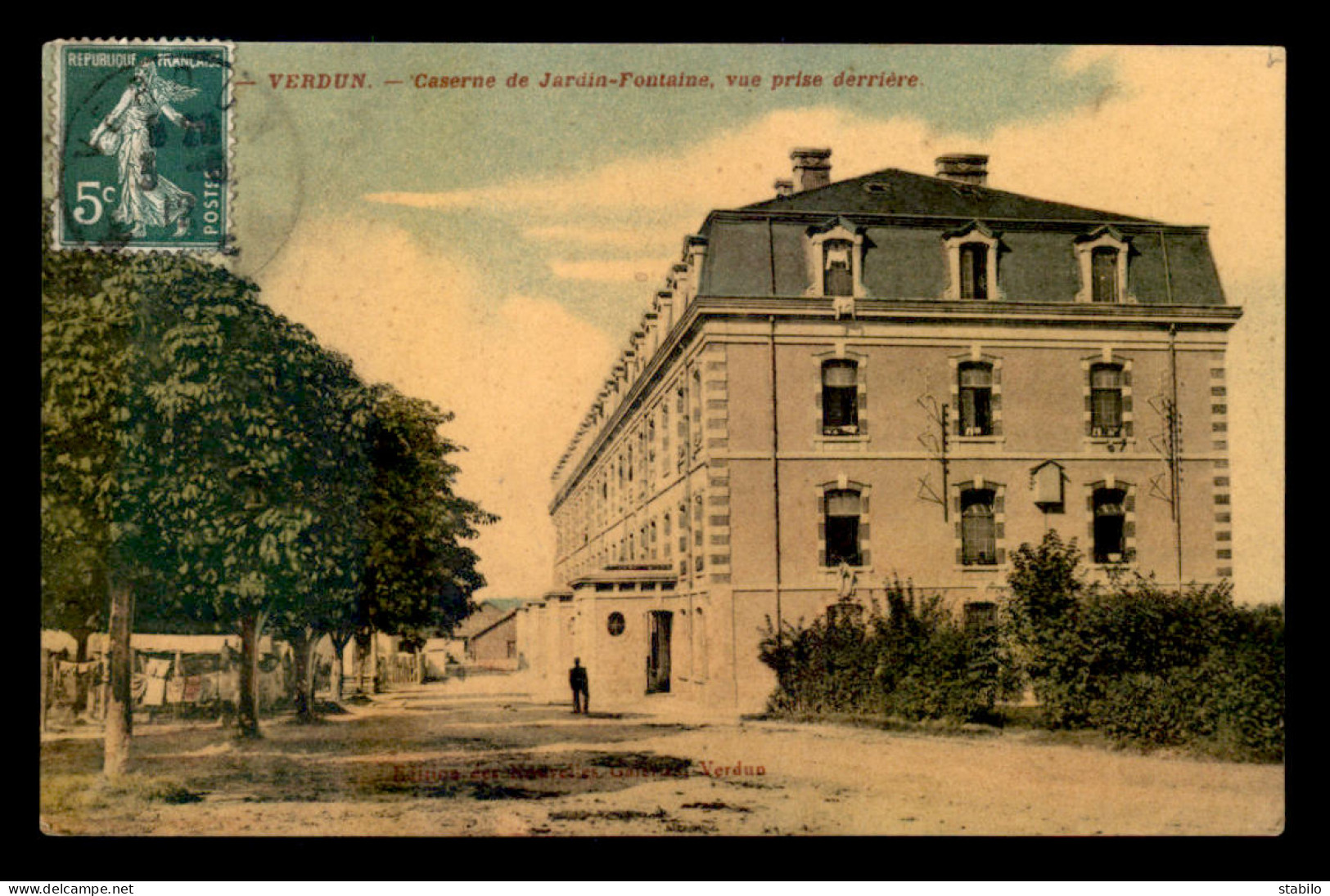 55 - THIERVILLE - CASERNE DE JARDIN-FONTAINE - EDITION DES NOUVELLES GALERIES - Andere & Zonder Classificatie