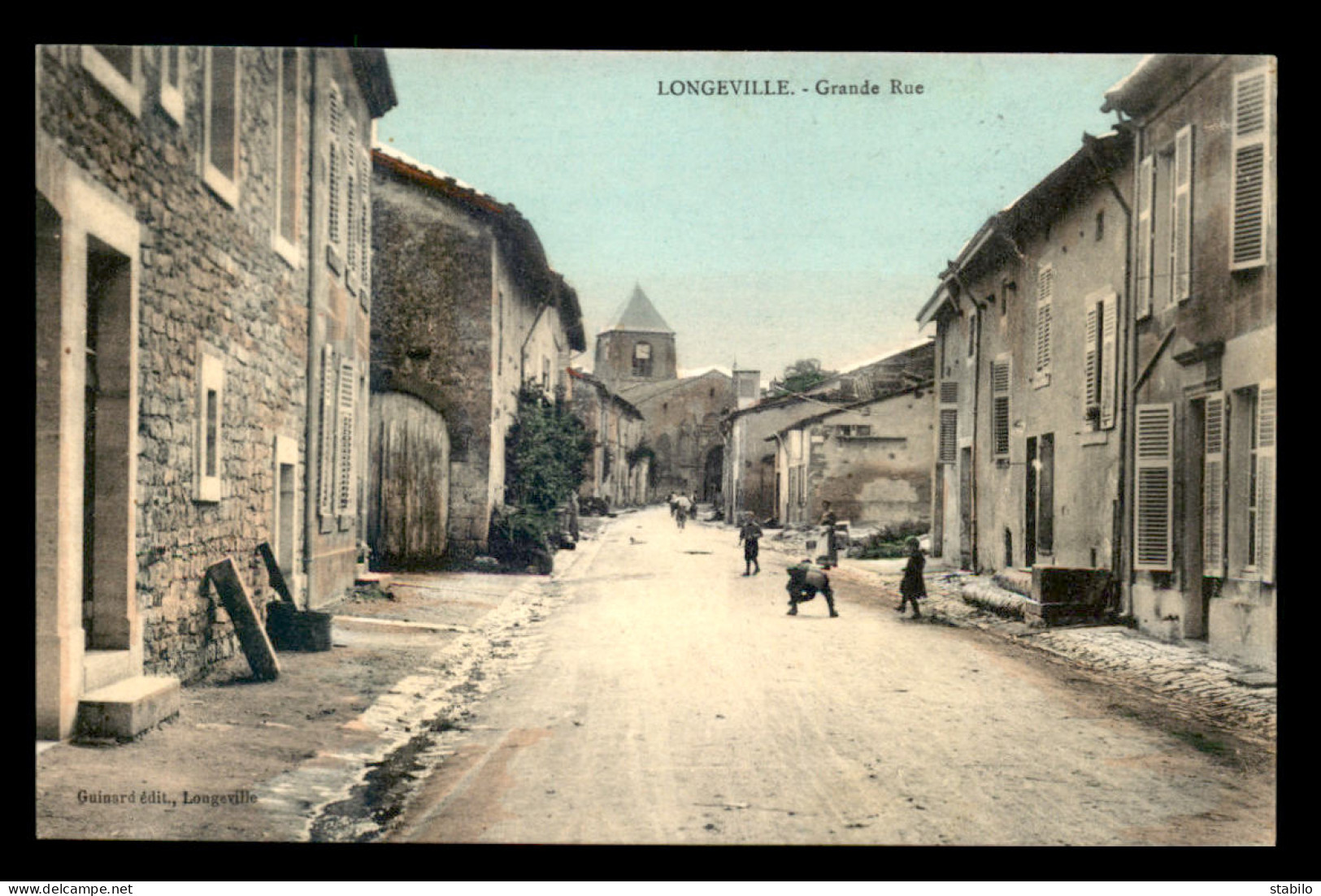 55 - LONGEVILLE - GRANDE RUE - EDITEUR GUINARD - Andere & Zonder Classificatie