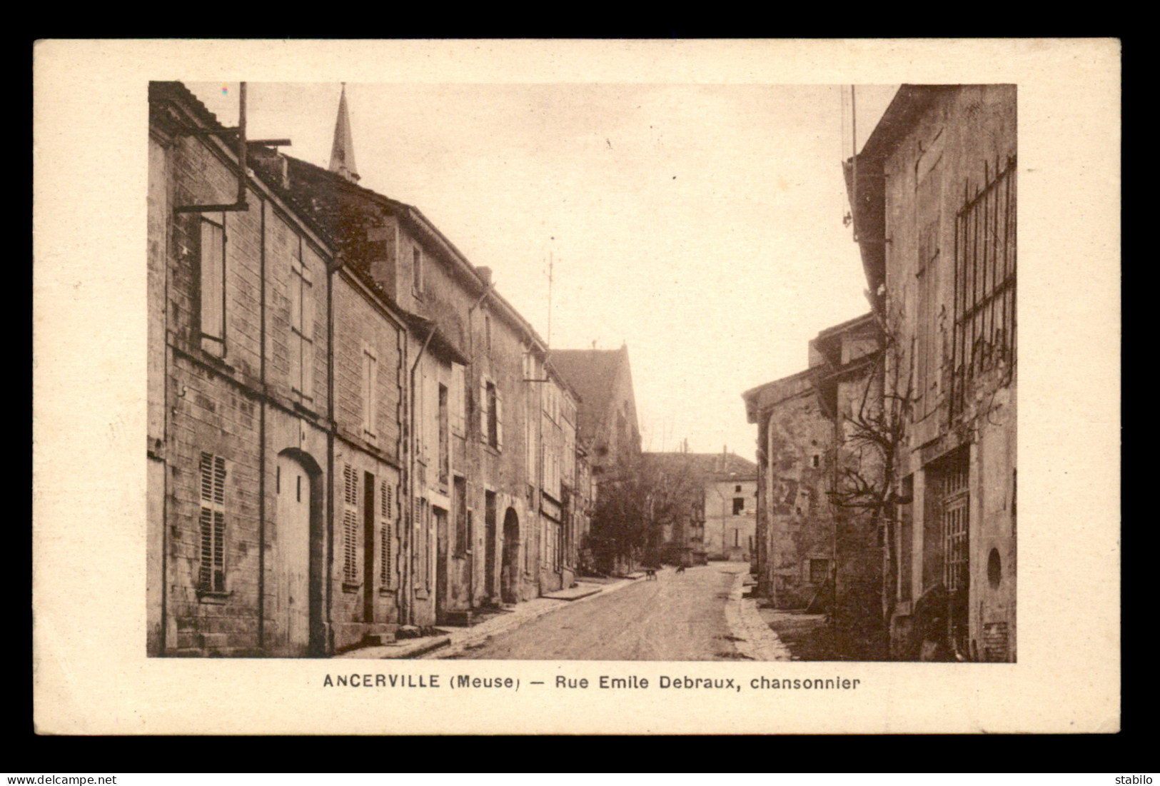 55 - ANCERVILLE - RUE EMILE DEBRAUX, CHANSONNIER - SANS EDITEUR - Autres & Non Classés